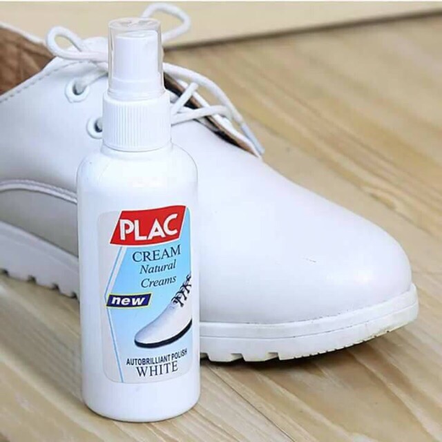 white polish for white shoes