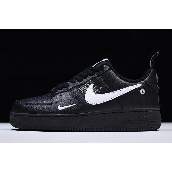 air force 1 low utility black and white