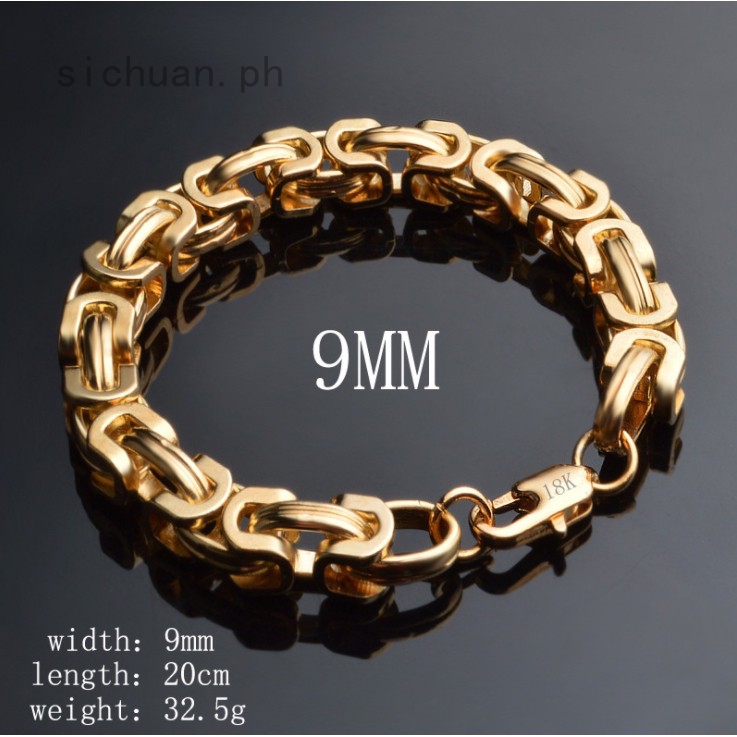 thick gold bangle bracelet