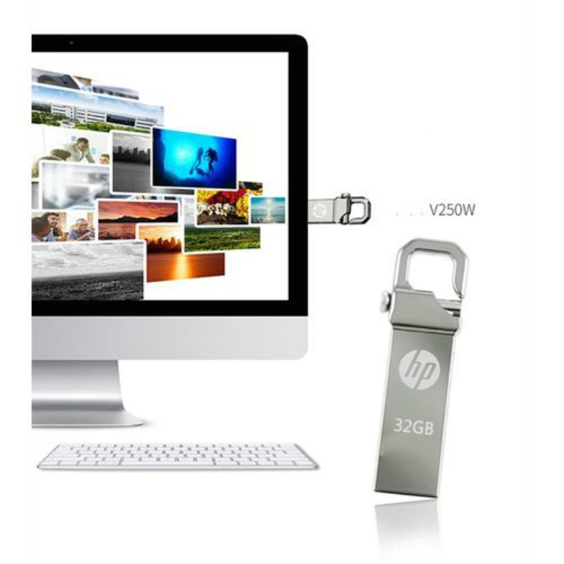 HP V250W 16GB 32GB Metal Waterproof USB Flash Drive Shopee Philippines