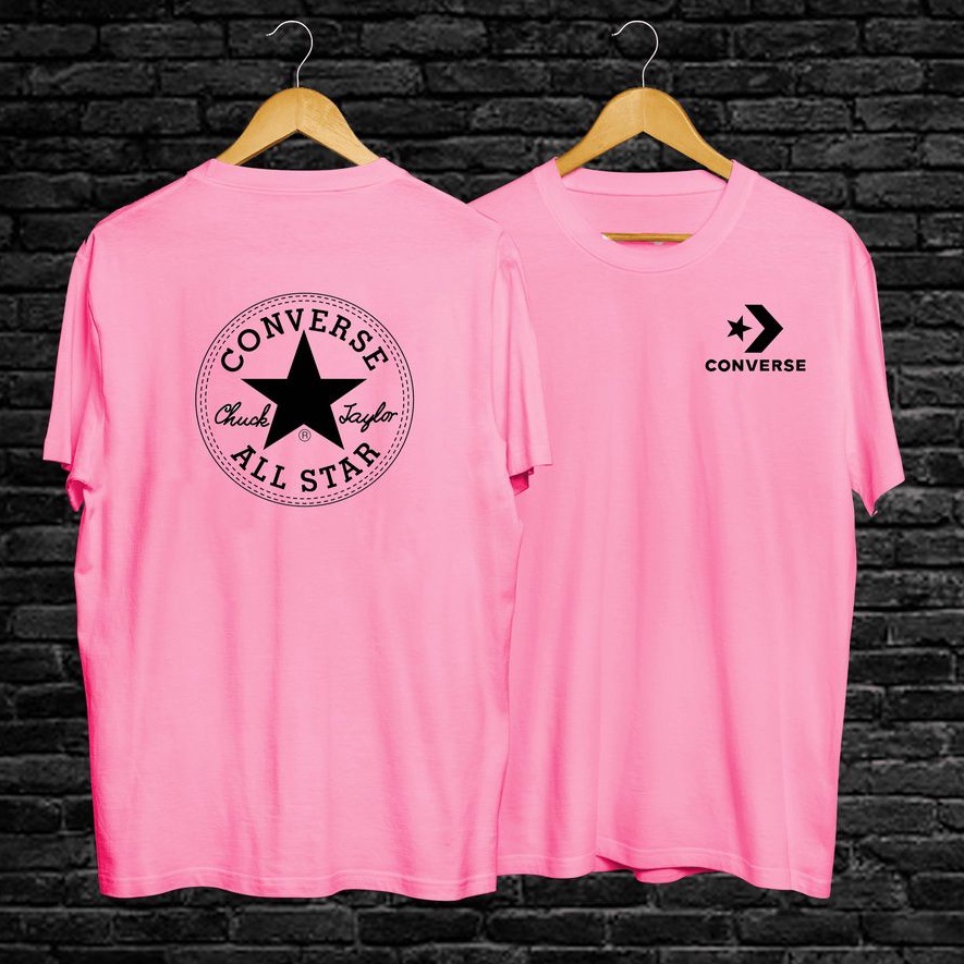 Converse cotton tshirt front and back print for men and women