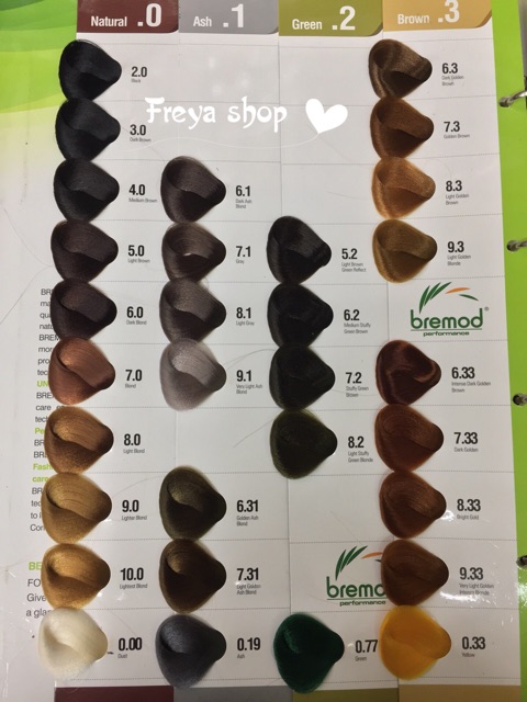 Bremod Hair Color With Oxidizing Part 2