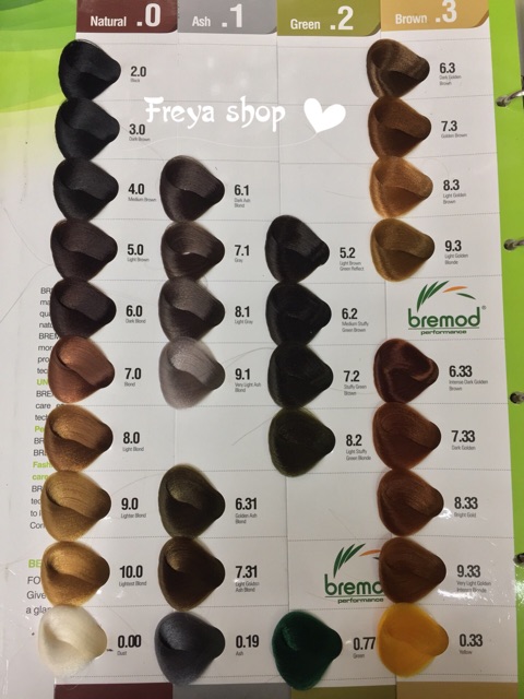 Bremod Hair Color Chocolate Brown