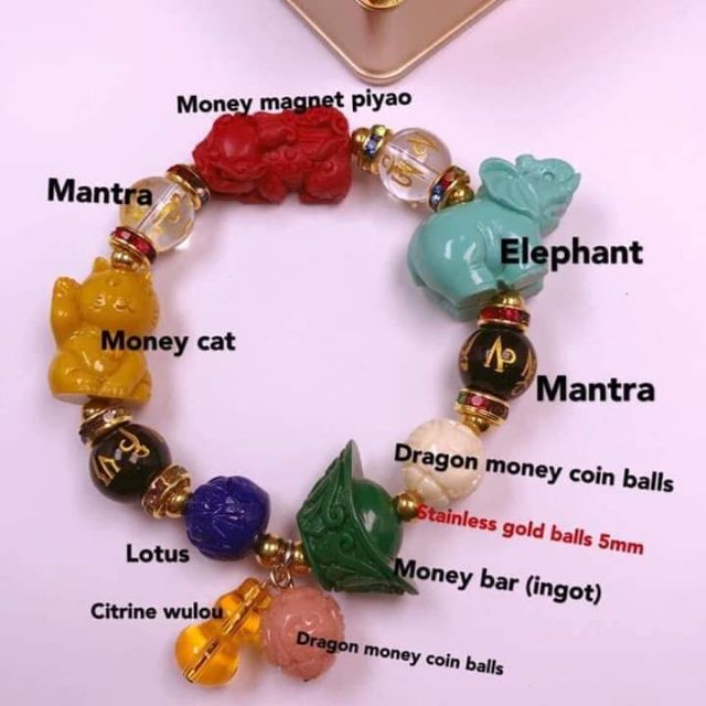 Money piyao all in one lucky charms bracelet Shopee Philippines