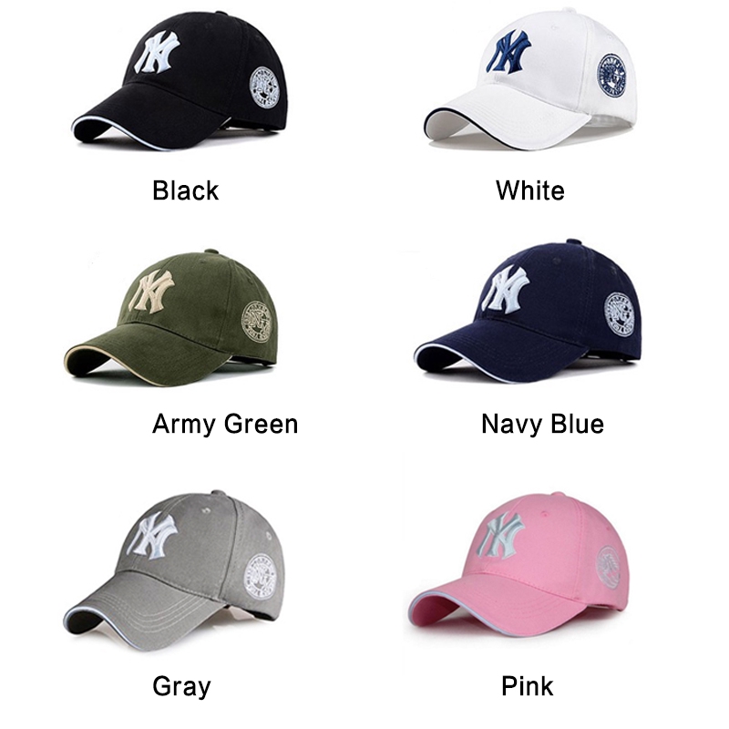 Unisex Mens Baseball Cap Ny Snapback Sport Hip Hop Sun Hat - 