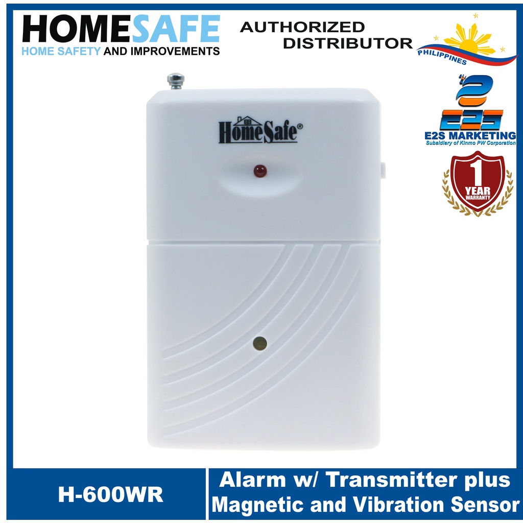 HomeSafe Alarm Vibration Sensor H600WR Shopee Philippines