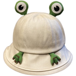YJJ -- Fisherman hat, basin hat, cute, frog hat, Korean version, all-match Japanese cartoon hat, sun hat, sun hat #5
