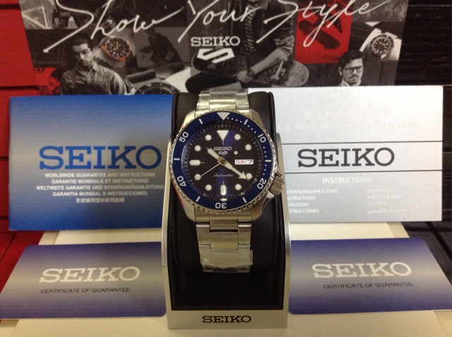 Seiko New Sports Series SRPD51 Automatic Watch Deep Blue SRPD51K1 | Shopee  Philippines