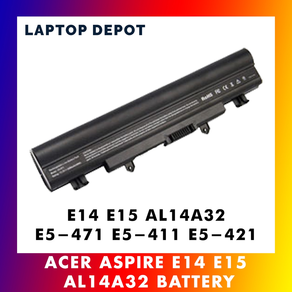 Acer Aspire E14 E15 E5 411 E5 421 E5 471 E5 571 V3 472 V3 572 V5 572 Al14a32 Replacement Battery 1 867