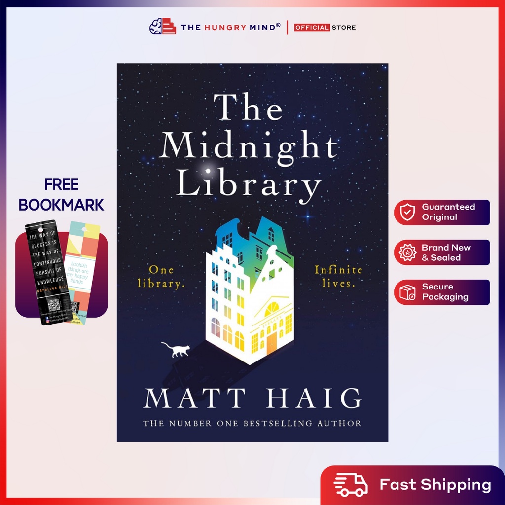 Featured image of The Midnight Library (ORIGINAL) by Matt Haig (HC) Fiction Books