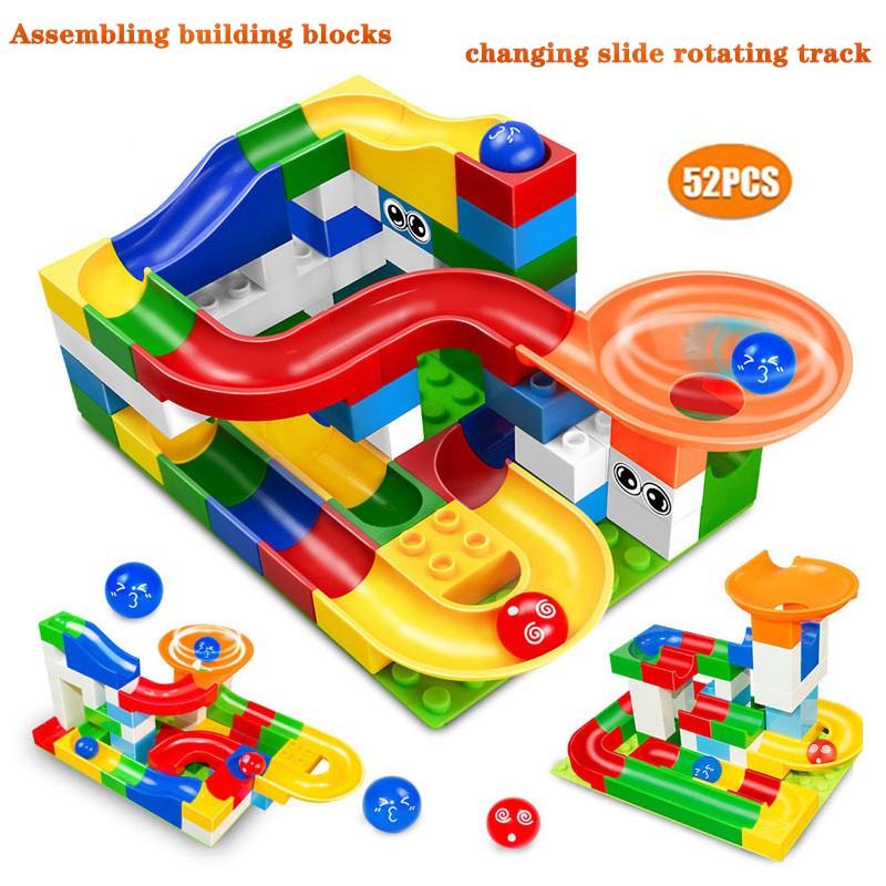 building blocks marble run