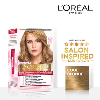 Hair Color LOREAL Excellence - 7.01 Cool Blonde #1