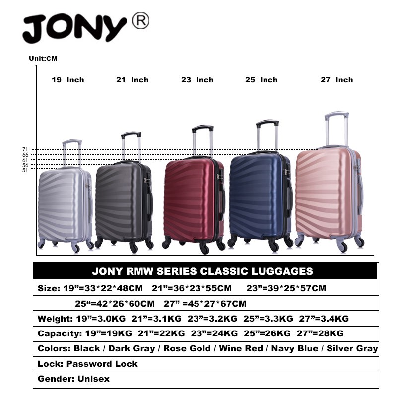 27 inch luggage size