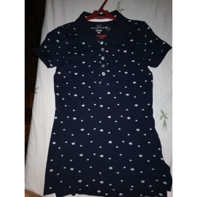 h and m polka dot top