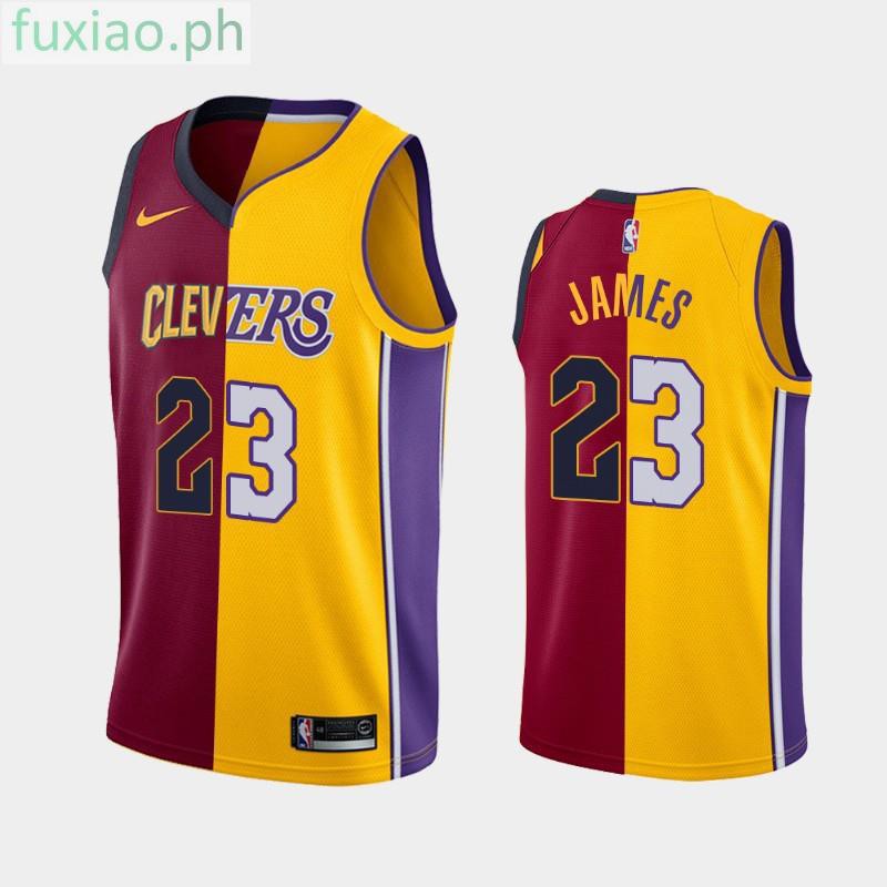 lebron split jersey