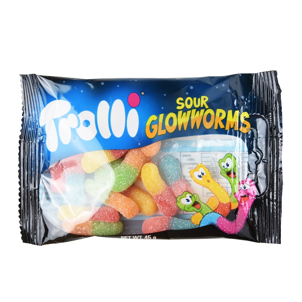 TROLLI Sour Glowworms 45g | Shopee Philippines