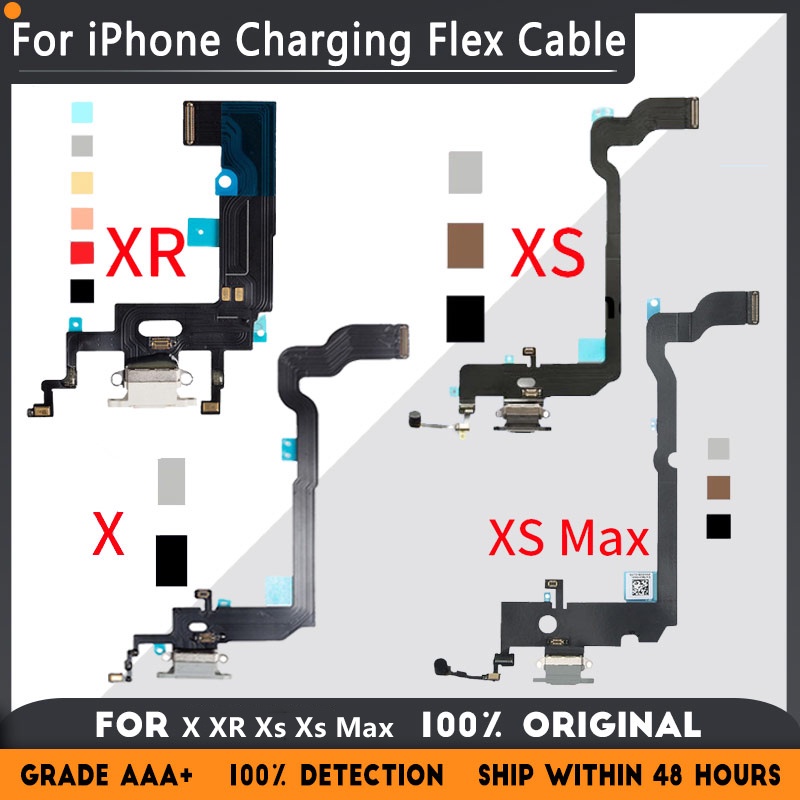 White Charging Port Dock Flex Cable For IPad Air 1st Gen – Includes Repair Tools