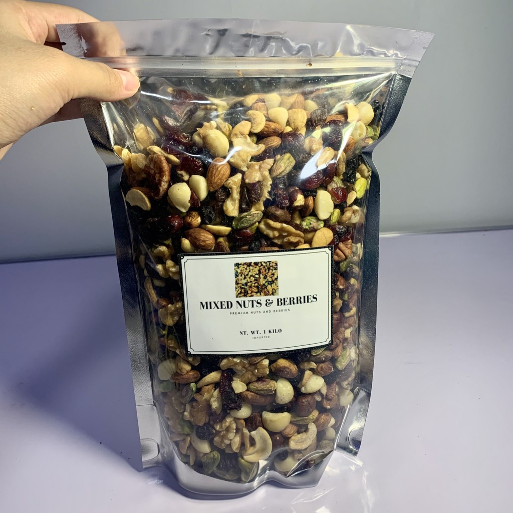 Mixed Nuts and Dried Berries 1 kilo Imported Shopee Philippines
