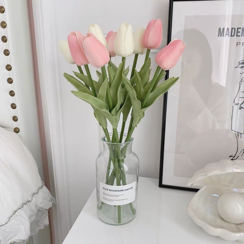 In Stock Wholesale 5pcs Tulips Artificial flowers Real ...