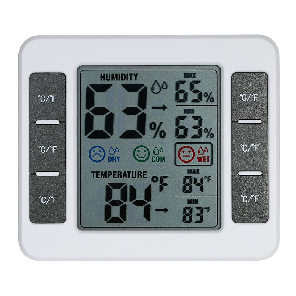 Lcd Digital Indoor Thermometer Hygrometer Room ℃ ℉ Temperature Humidity 