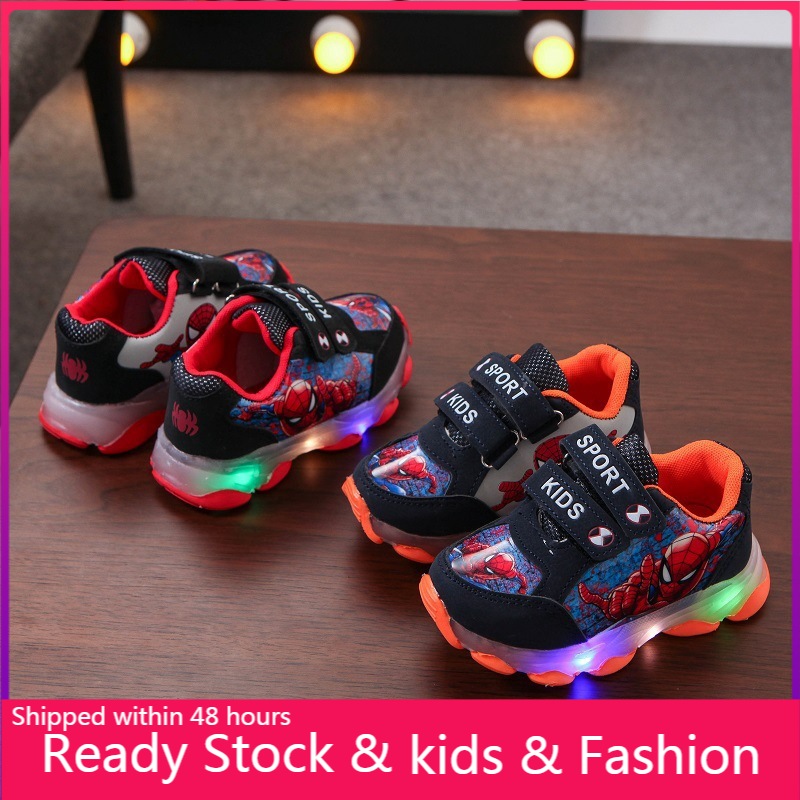 light up shoes spiderman
