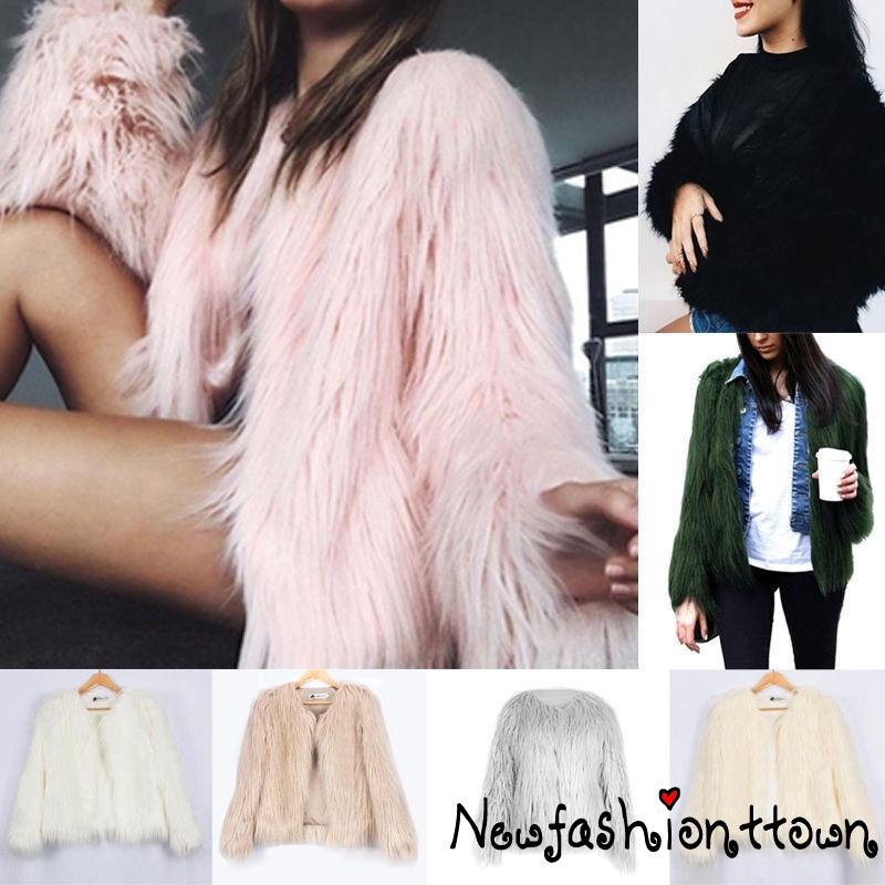 faux fox fur coat