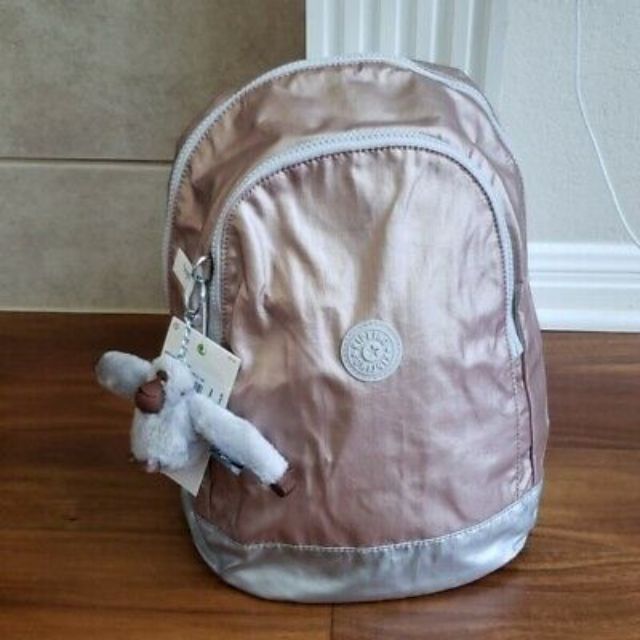 rose gold kipling backpack