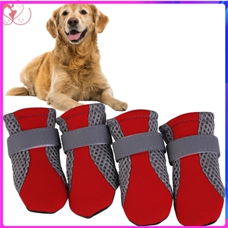 Durable Breathable Anti Slip Pet Dog Shoes Protective Rain Boots Sock Comfortable Acrylic Material Protect Pet Paws