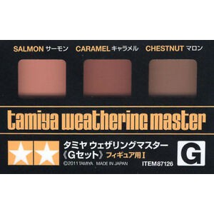 Salmon, Caramel & Dark Chestnut Tamiya Weathering Master G Set Figure I