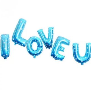 16” BLUE Letter & Number Foil Balloons PartyBuddyPH #3