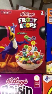 Imported Cereals - 2 Bags! (Kellogg’s Froot Loops, Lucky Charms, Corn ...