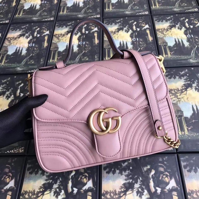 gucci marmont medium pink