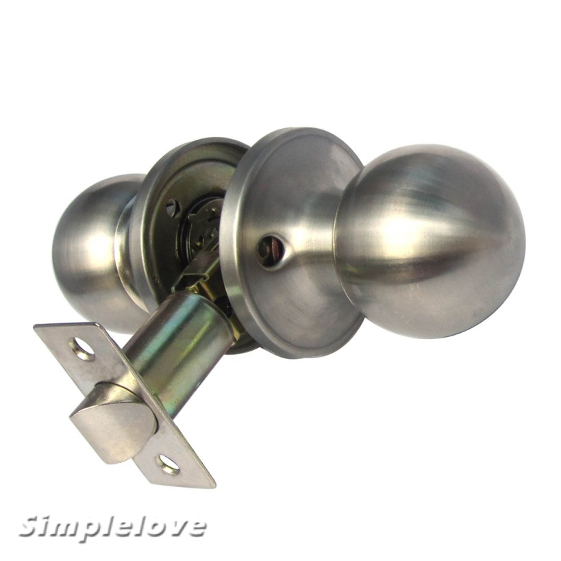 brushed silver door knobs