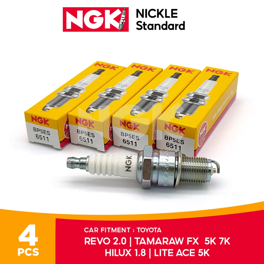 NGK BP5ES Standard Spark plug for Toyota 3K 4K / Tamaraw FX 7K 5K Revo ...