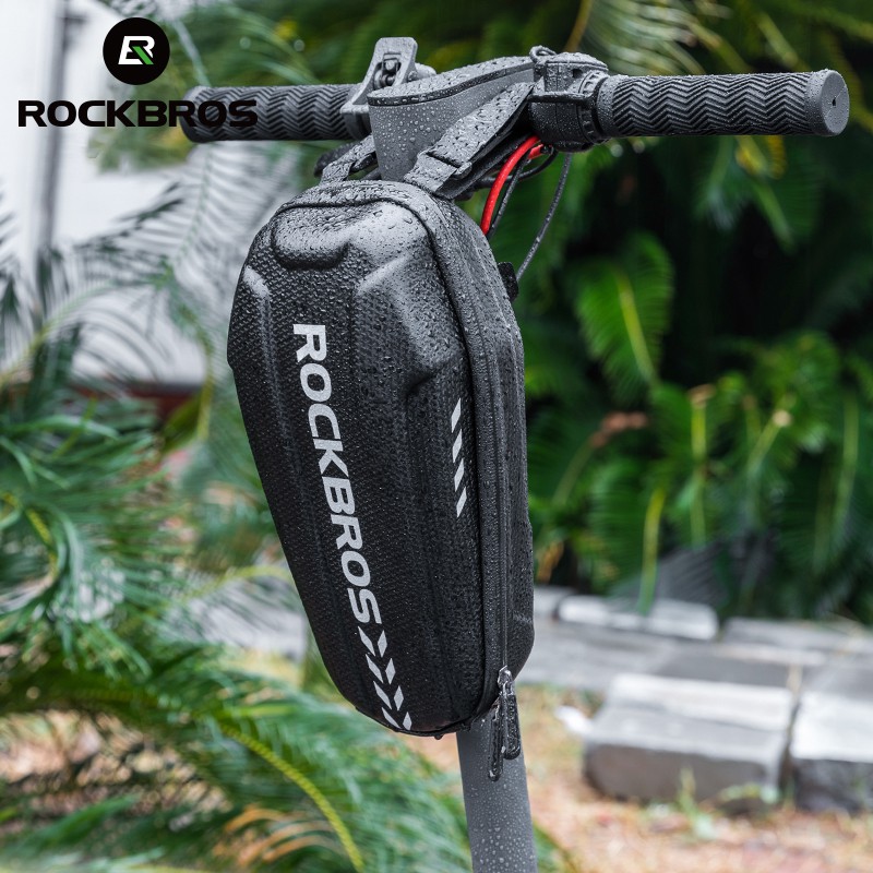 ROCKBROS Hard Shell Front Frame Scooter Hanging Bag Waterproof MTB Road