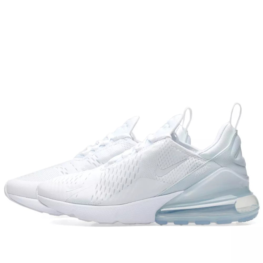 nike air max 270 triple white mens