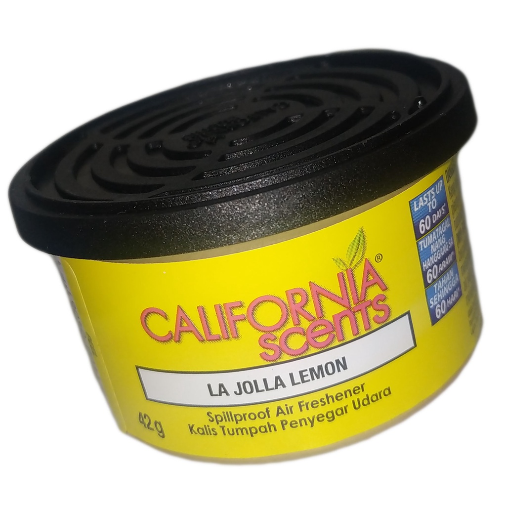 ORIGINAL CALIFORNIA SCENTS 42 GRAMS ( LA JOLLA LEMON ) SPILLPROOF AIR