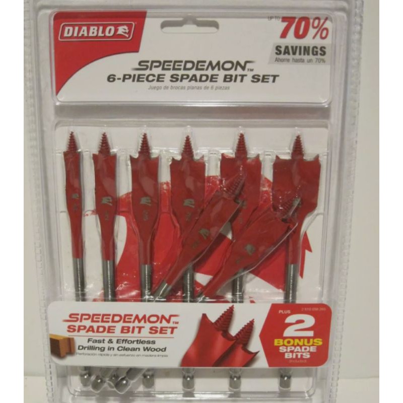 DIABLO SPEEDEMON SPADE BIT SET | Shopee Philippines