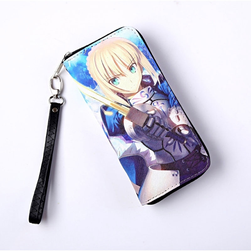 Anime Fate Stay Night Saber Zip Wallet Fate Zero Fate Grand Order Anime Purse Shopee Philippines