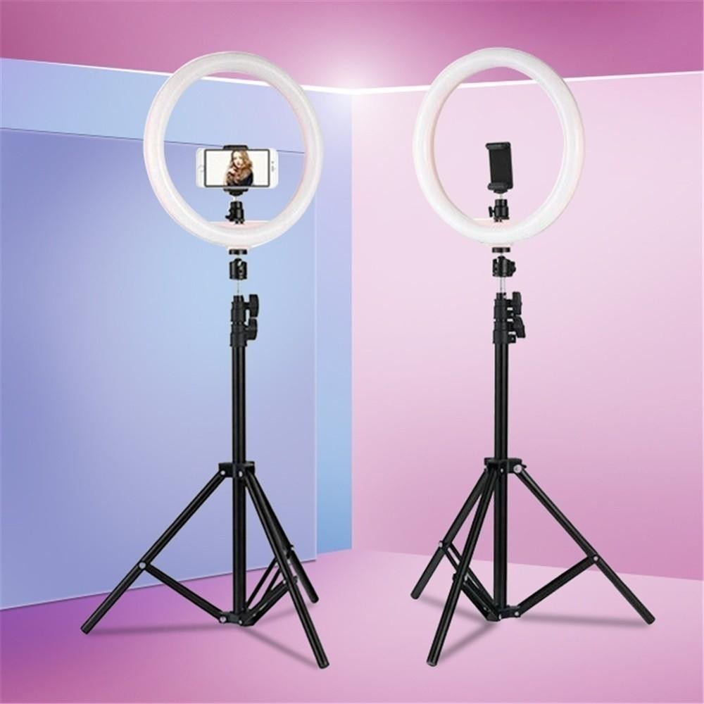 RK19 26CM LED Ring Light 24W Photo Studio Light With Tripod Selfie
