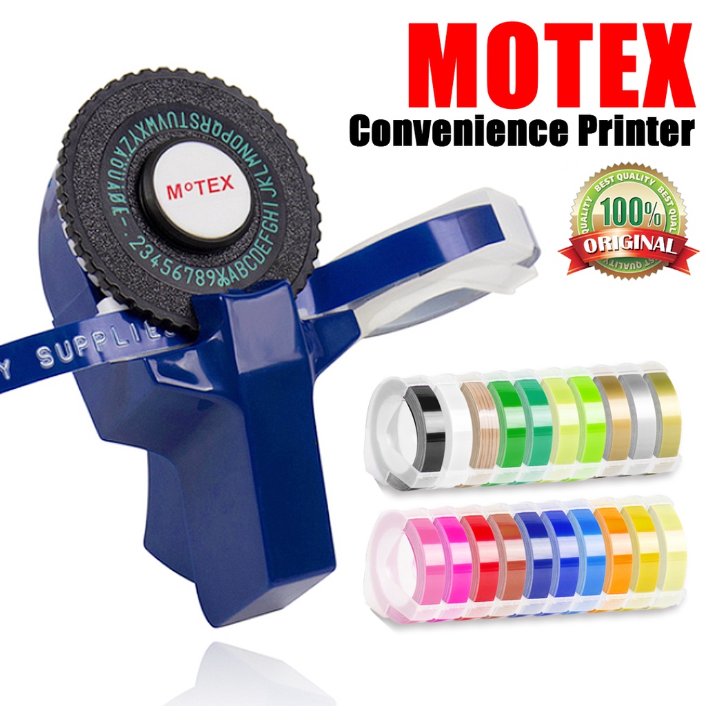 MOTEX E101 Label Maker with 1 EXTRA WHEEL Shopee Philippines