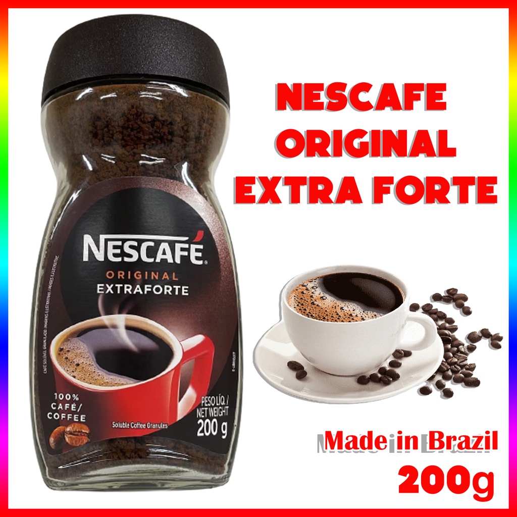 Nescafe Original Extra Forte Coffee G Made In Brazil Shopee