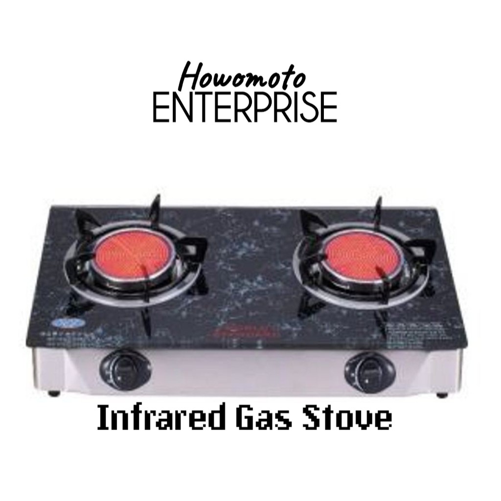 World Standard Infrared Gas Stove Double Burner (Tempered Glass Top) Shopee Philippines