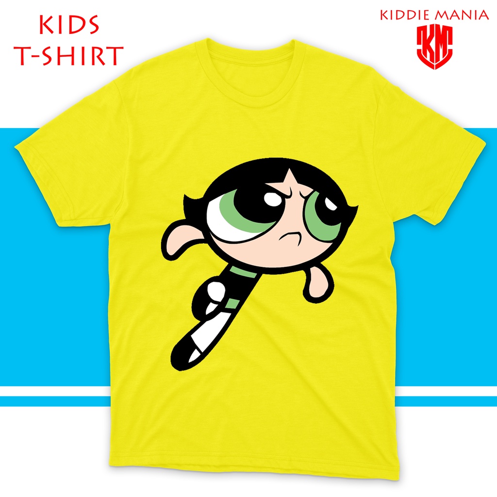 Powerpuff Girls Buttercup High Quality T-Shirt for Kids (C1)