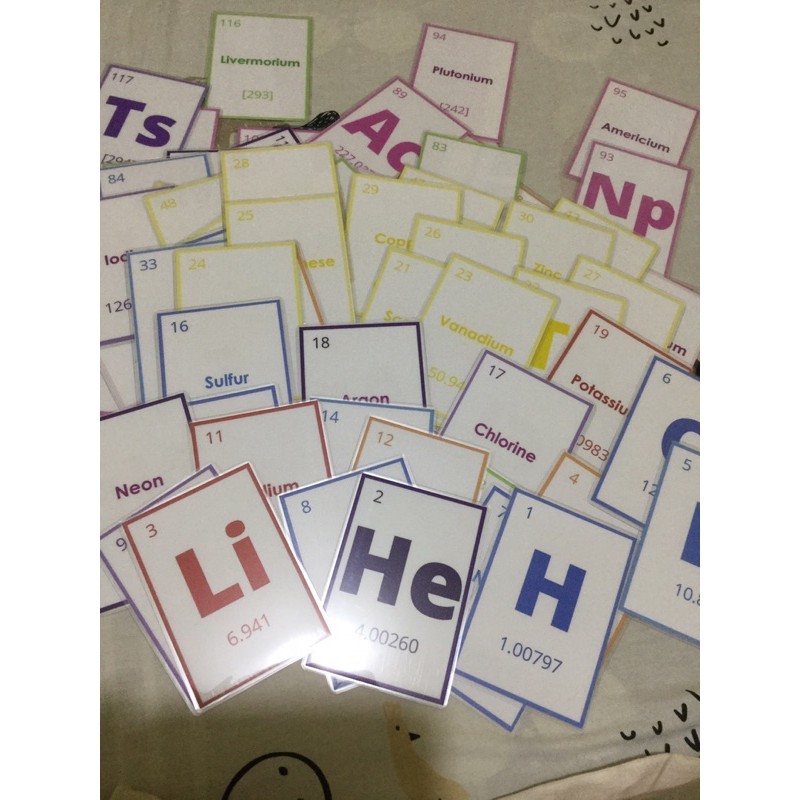 periodic-table-of-elements-flashcards-shopee-philippines