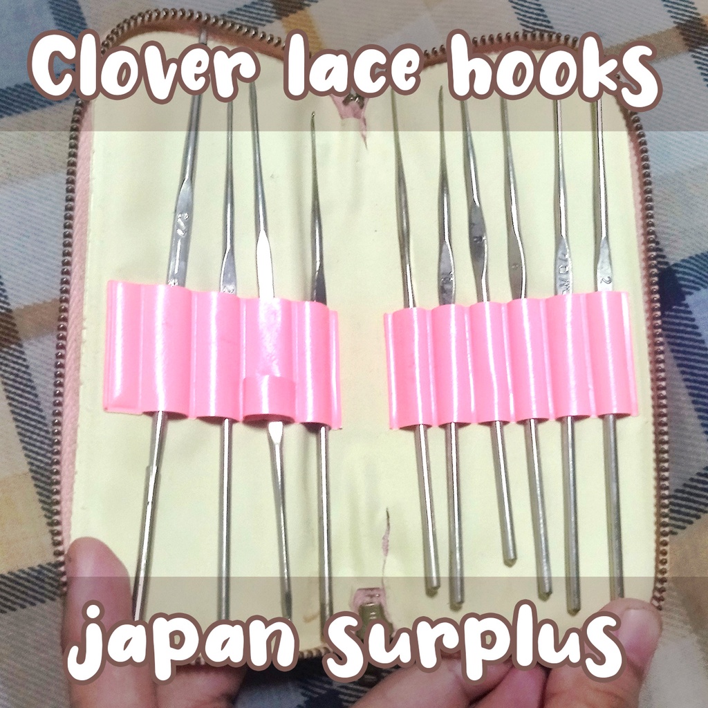 Clover lace crochet hooks Japan Surplus Shopee Philippines