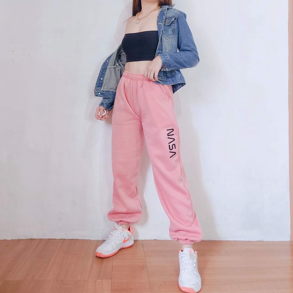 womens joggers with side pockets