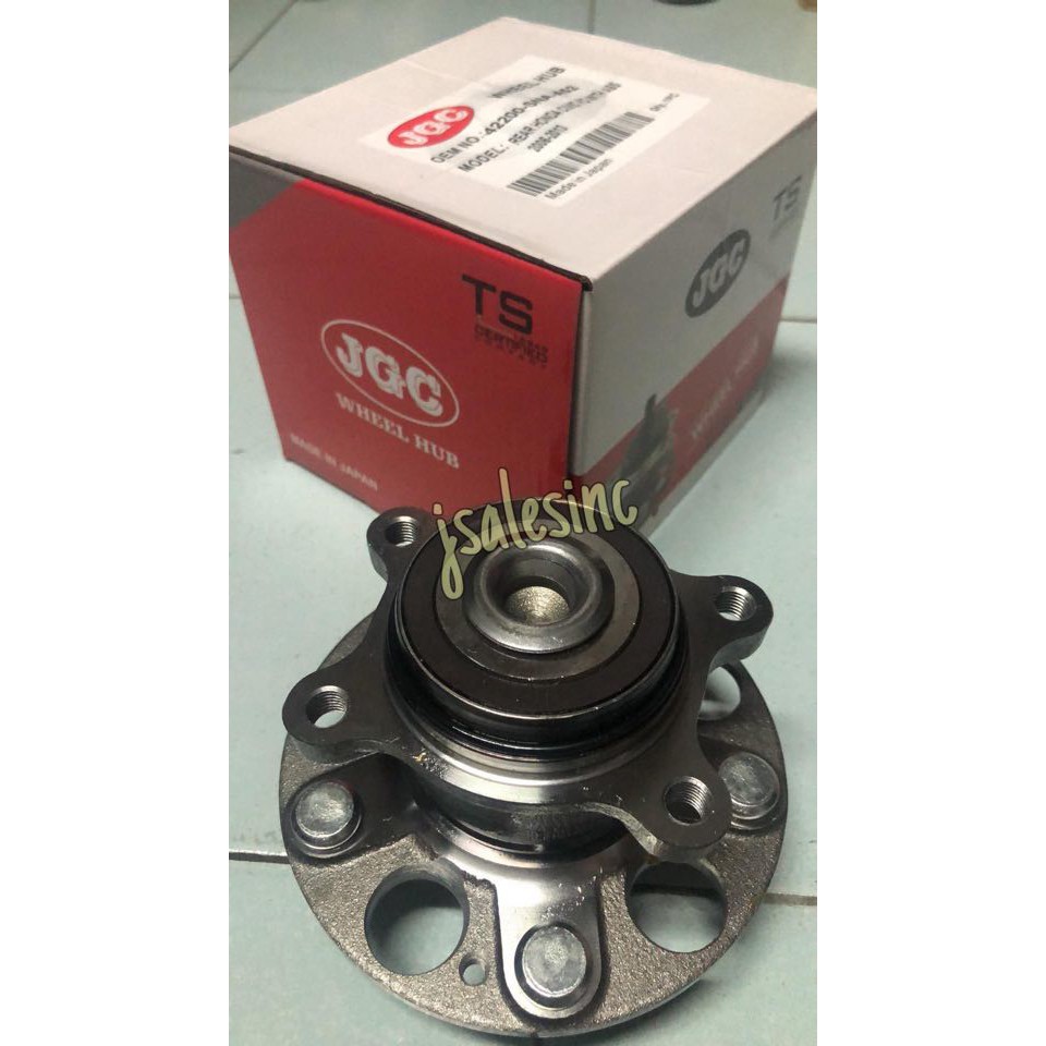 JGC Wheel Hub Bearing REAR Honda Civic FD (F.D.) 2006 to 2013, Civic FB 20132016 with ABS 42200