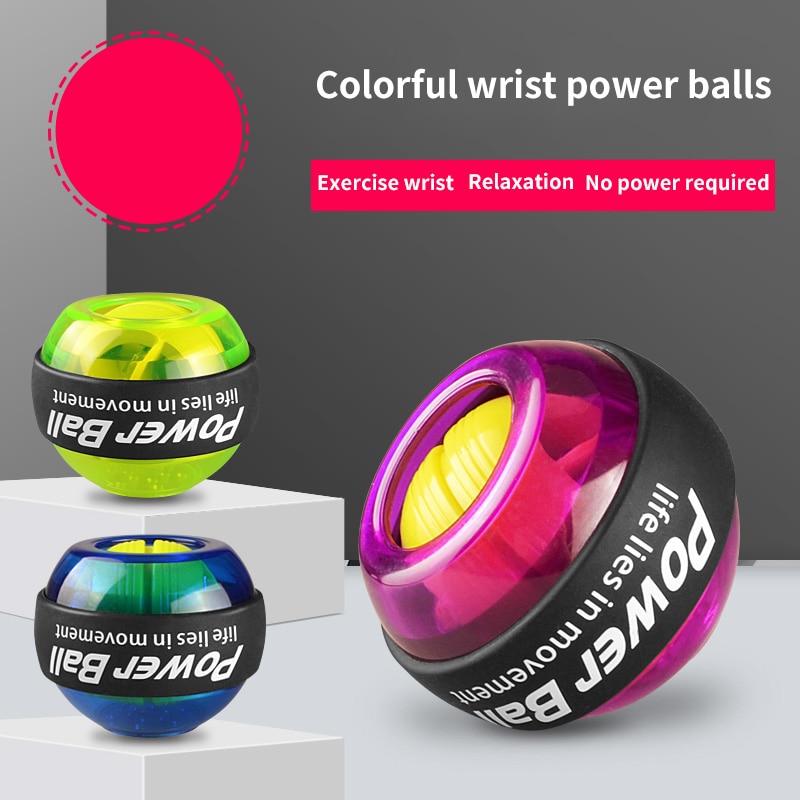 Wrist Ball Gyroscope Fitness Strengthener Power Ball Arm Exerciser  Powerball Exercise Machine | Shopee Philippines