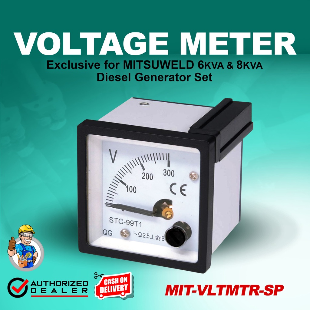 Volt Meter / Voltage Meter for MITSUWELD 6Kva & 8Kva Diesel Generator